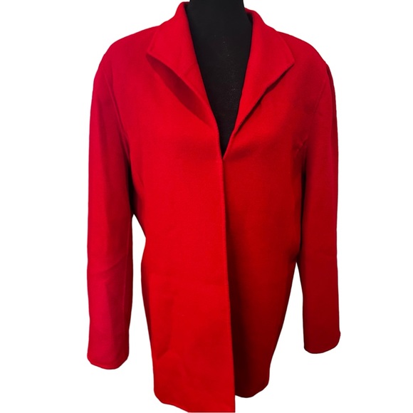 Valerie Stevens Red Jacket EUC Wool Angora and Cashmere Blend Vintage - Picture 1 of 10